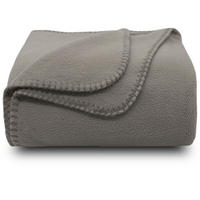 KUSCHELDECKE, 130x170 cm, 100% Polyester, Grau - Taupe, Textil (130/170cm) - Zollner