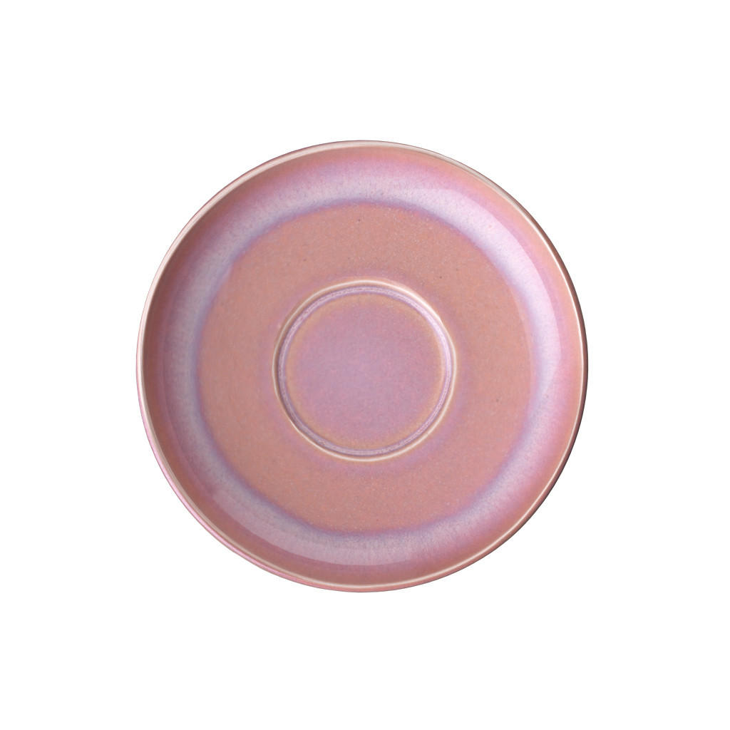 KAFFEEUNTERTASSE Perlemor Coral rosa ø 16,1 cm - Rosa, Keramik (16.1cm) - like.Villeroy & Boch