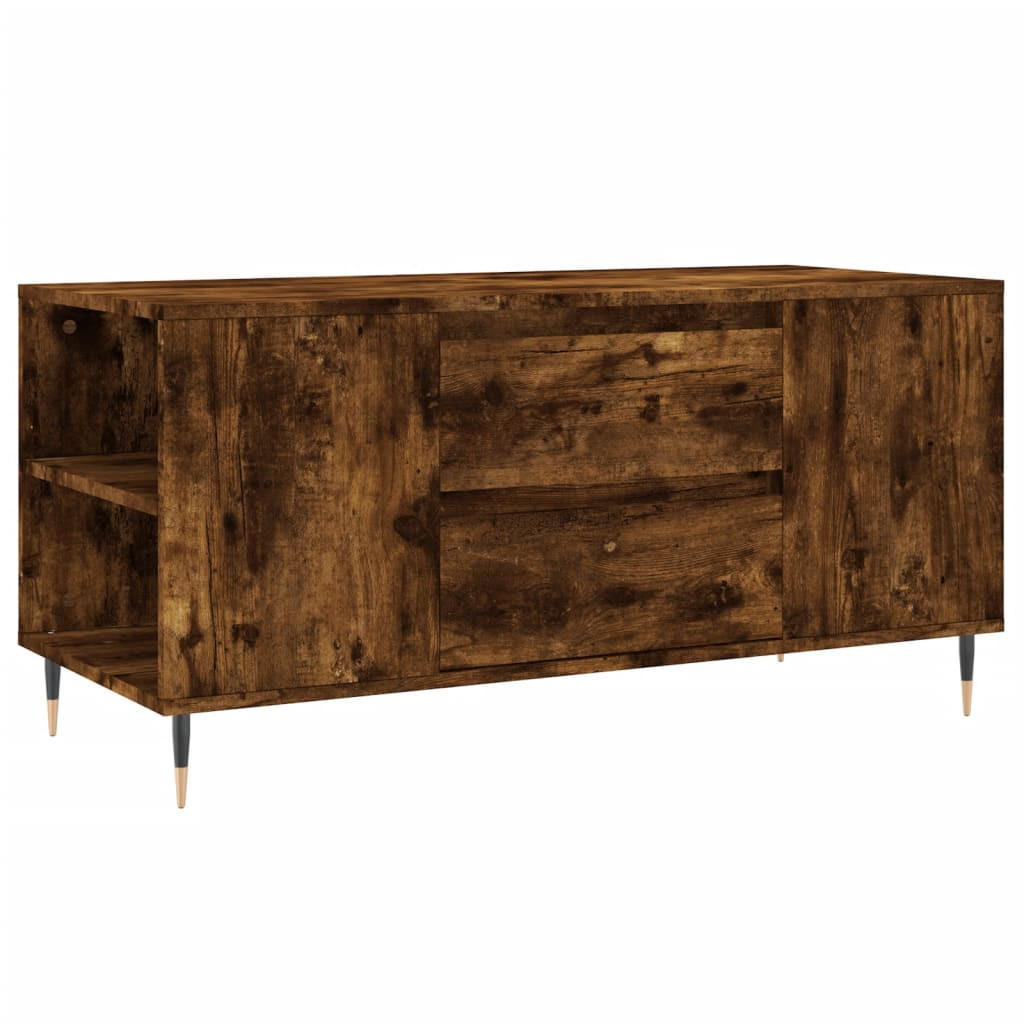 COUCHTISCH Räuchereiche 102x44,5x50 cm Holzwerkstoff - Braun, Holzwerkstoff (44.5/102/50cm) - furnicato