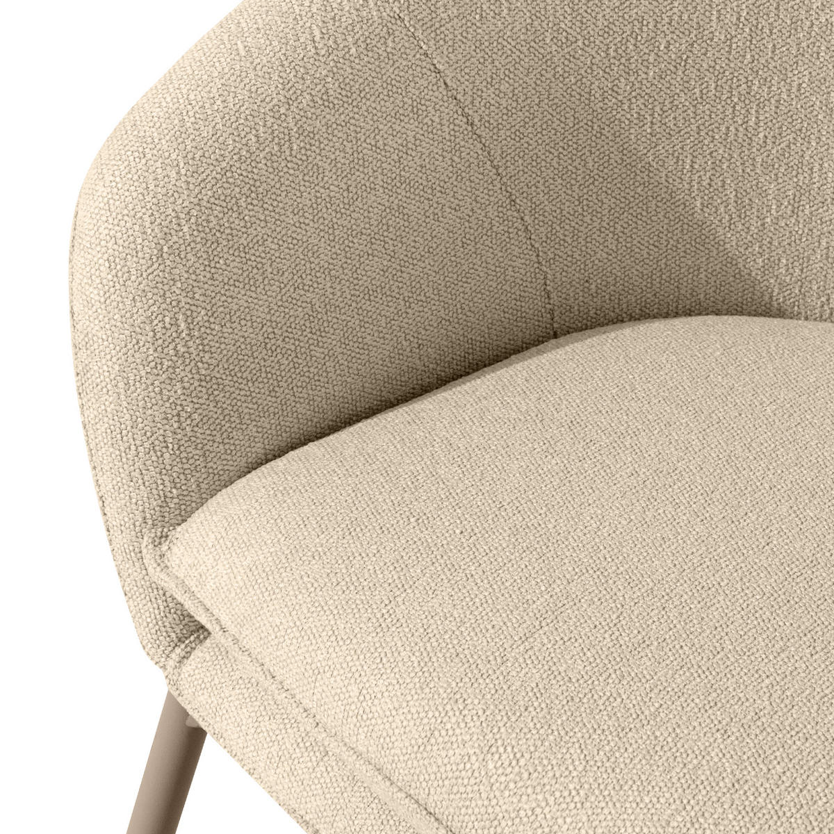 GARTENSESSEL SOLIS Loungesessel, - Creme, Textil/Metall (69/76/66cm) - KONSIMO®