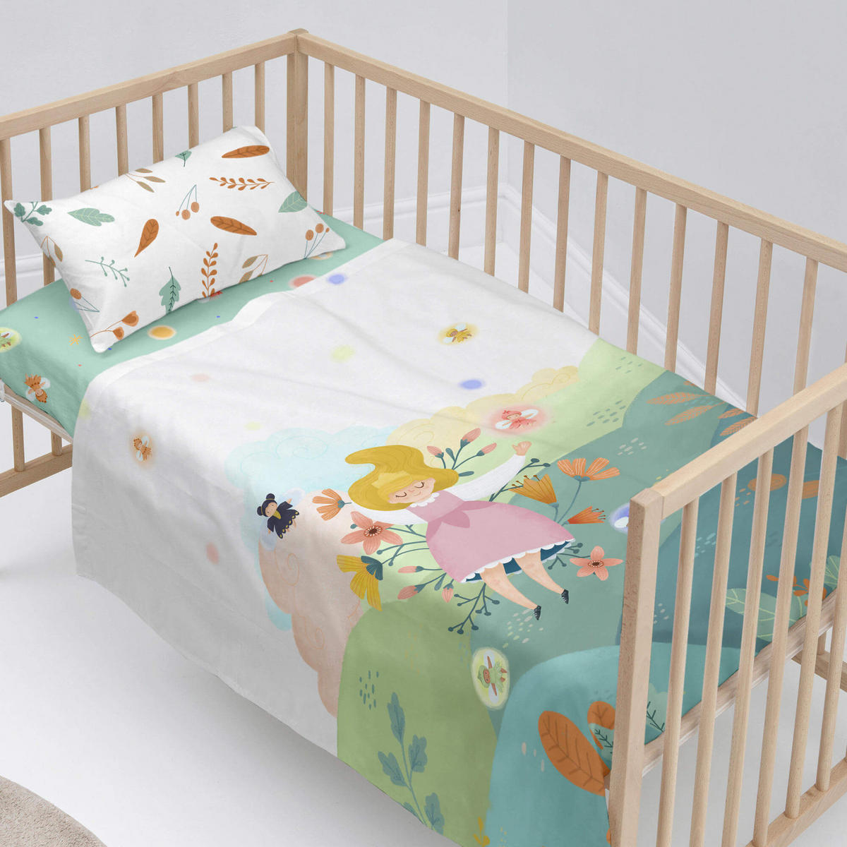 BETTWÄSCHE 2er-Set teiliges dreaming 120x180 cm (kinderbett) mehrfarbig - Multicolor, Textil (120/180cm) - Happy Friday