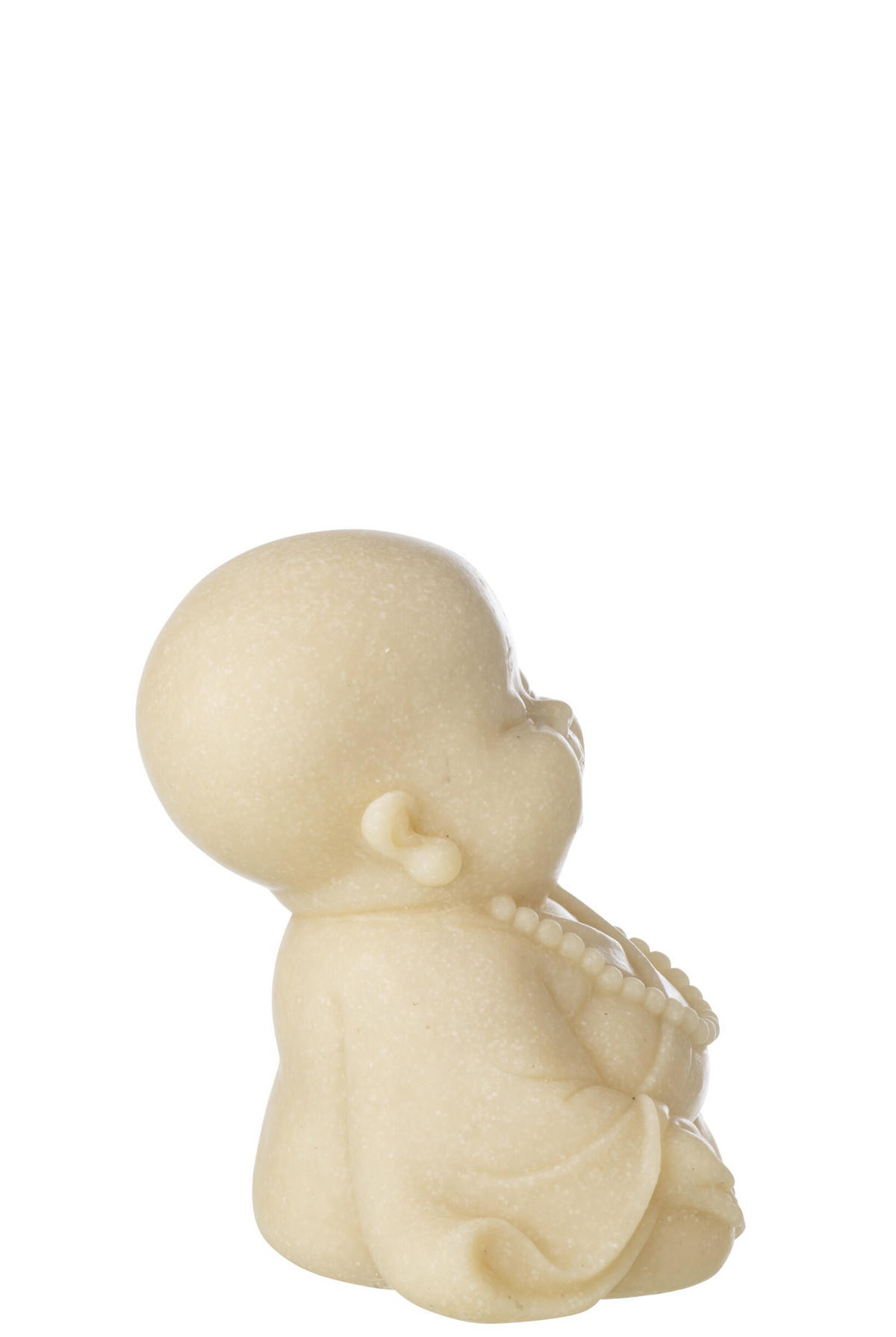 DEKOOBJEKT MÖNCH ZEN - Grün, Glas/Naturmaterialien (16.5/19.5/20cm) - J-Line