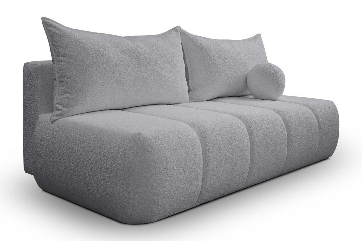 SCHLAFSOFA PIANO Grau - Grau, Holz (207/91/103cm) - Kaiser Möbel