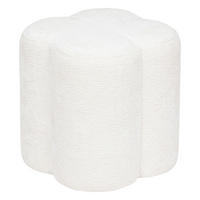 BLUME Lavon 35/35/38 cm - Weiß, Textil (35/38/35cm) - Atmosphera Createur d´interieur
