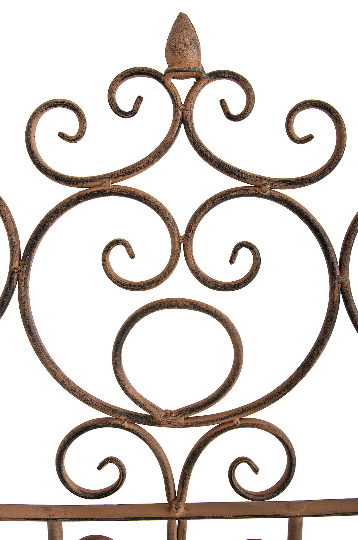 RANKGITTER 2er Set Metall antik braun - Braun, Metall (85.5/170/2cm) - CLP