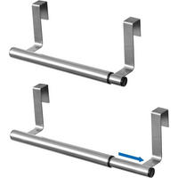 HANDTUCHSTANGE , 25–40 cm - Silberfarben, Metall (4.5/4.5/24.5cm) - BELZ