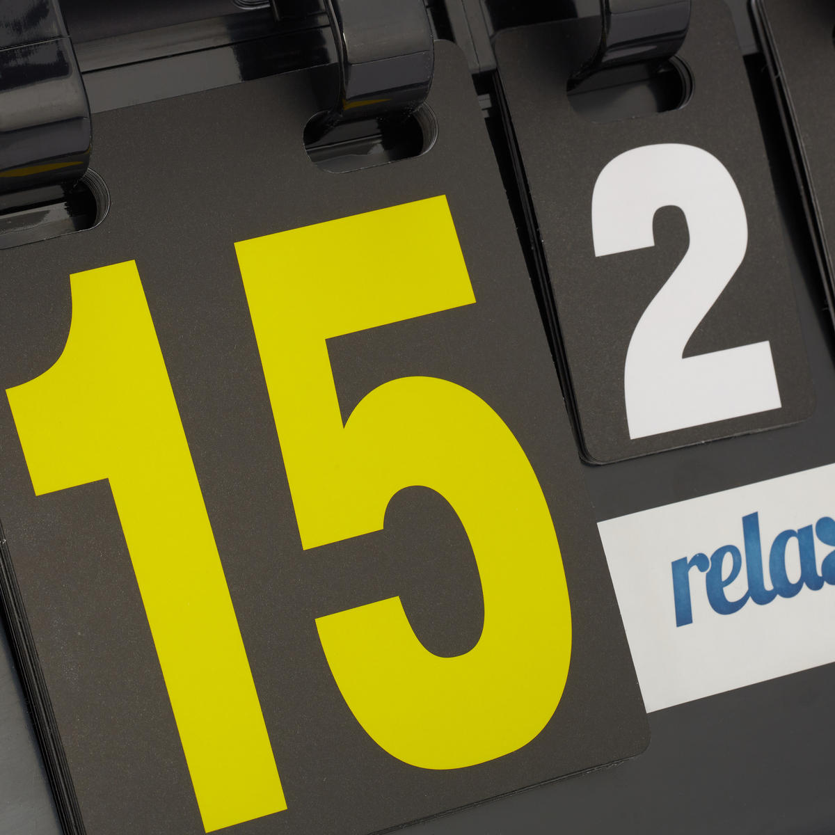 ZÄHLGERÄT - Multicolor, Wellpappe/Kunststoff (38/20cm) - Relaxdays