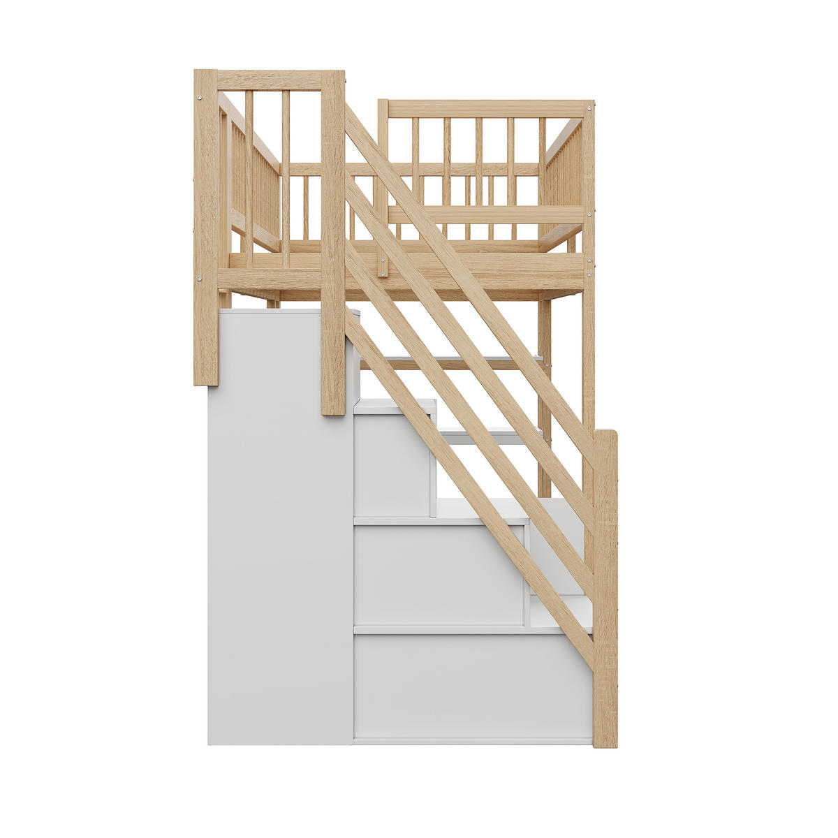 HOCHBETT Massivholz 90/200 cm Holz - Ahornfarben, Holz - Raumix