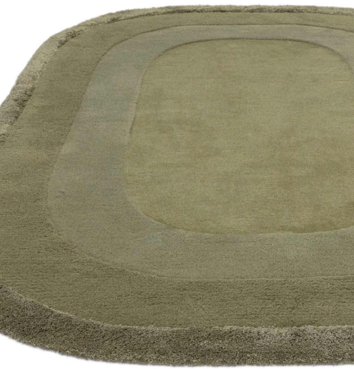 TEPPICH handgetuftet RINGO Grün 160 x 230 cm - Grün, Naturmaterialien (160/230cm) - Novatrend