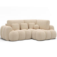 ECKSOFA COZION L-Form mit Schlaffunktion & Bettkasten – Modernes 3-Sitzer Sofa, HR-Kaltschaum, Wellenfederung, 267 × 165 cm - Creme/Schwarz, Kunststoff (267/165cm) - Wohnideebilder