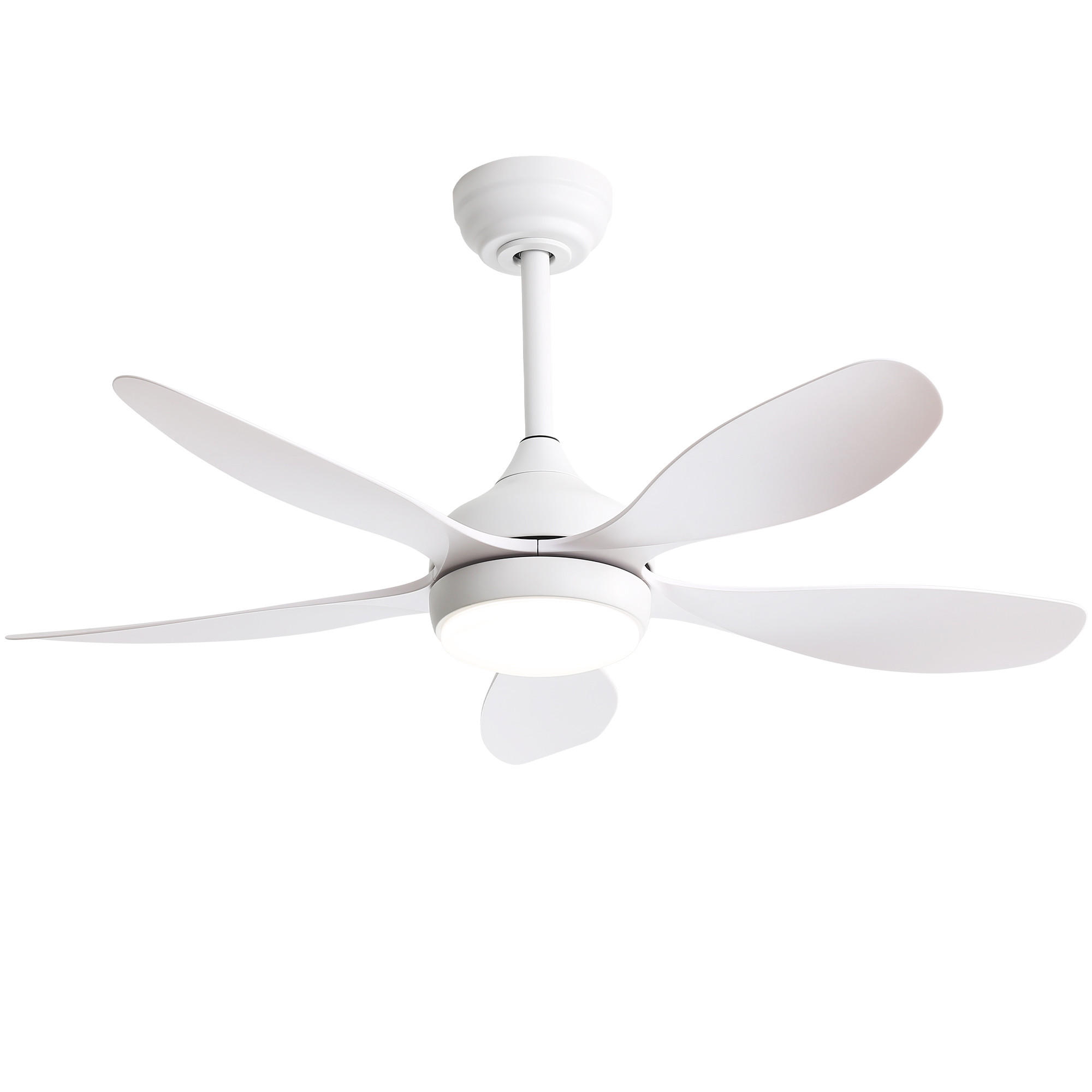 DECKENVENTILATOR DE-16328 42 Zoll dimmbar mit LED & Fernbedienung - Weiß, Kunststoff (106.6/106.6/47.5cm) - ComfortXL
