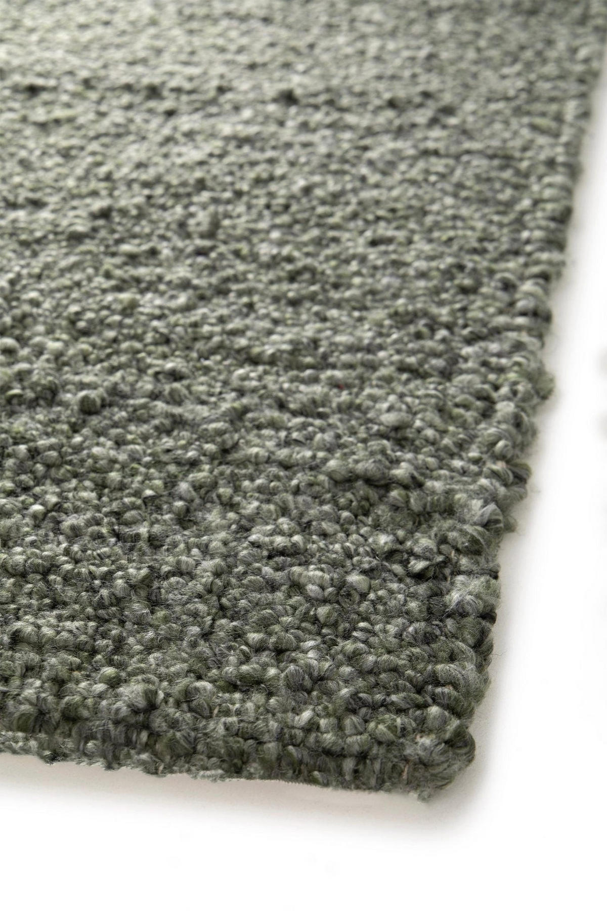 SCHLINGENTEPPICH im natürlichen Stil grün - Grün, Textil (160/230cm) - AFK Living