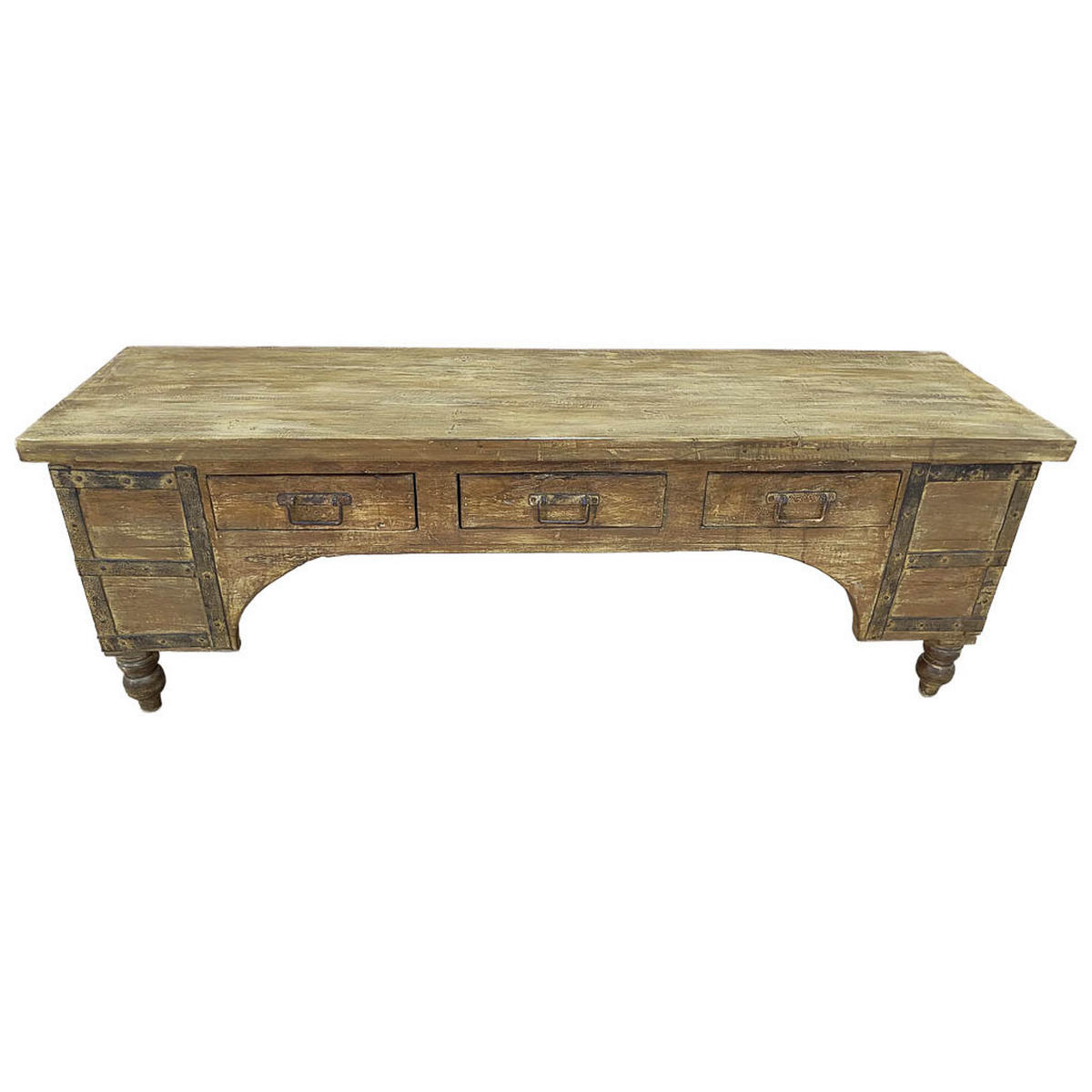 TV-LOWBOARD aus Holz, 175x45x57cm - Braun, Holz (175/57/45cm) - Wanderlust