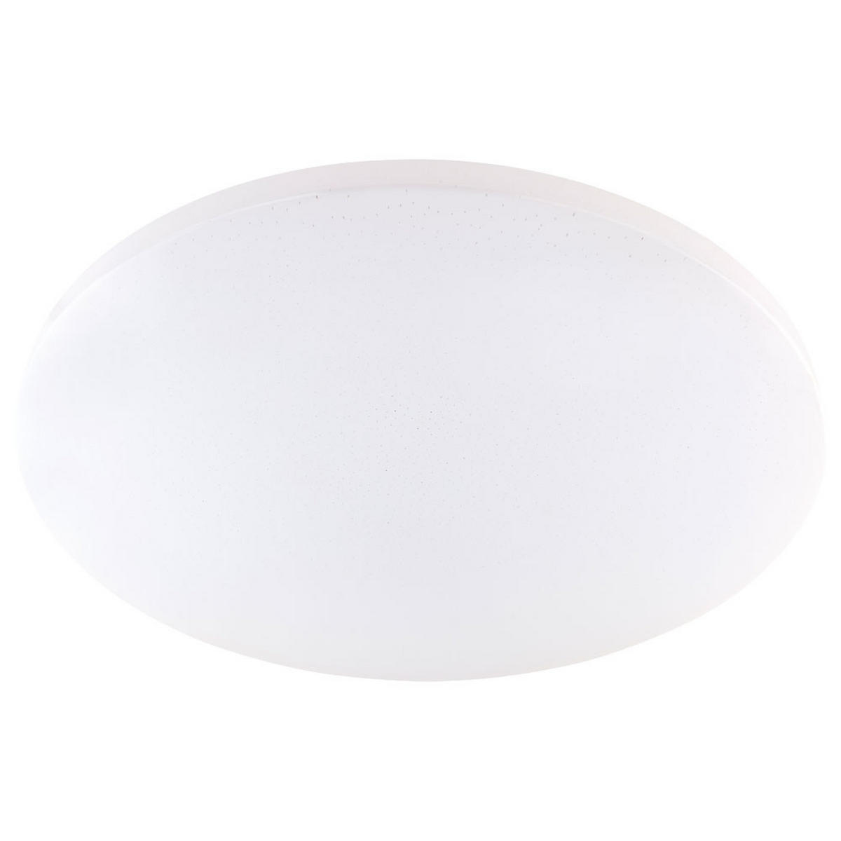 LED DECKENLEUCHTE Weiß Sternen-Effekt Fernbedienung - Weiß, Metall (54/54/7.6cm)