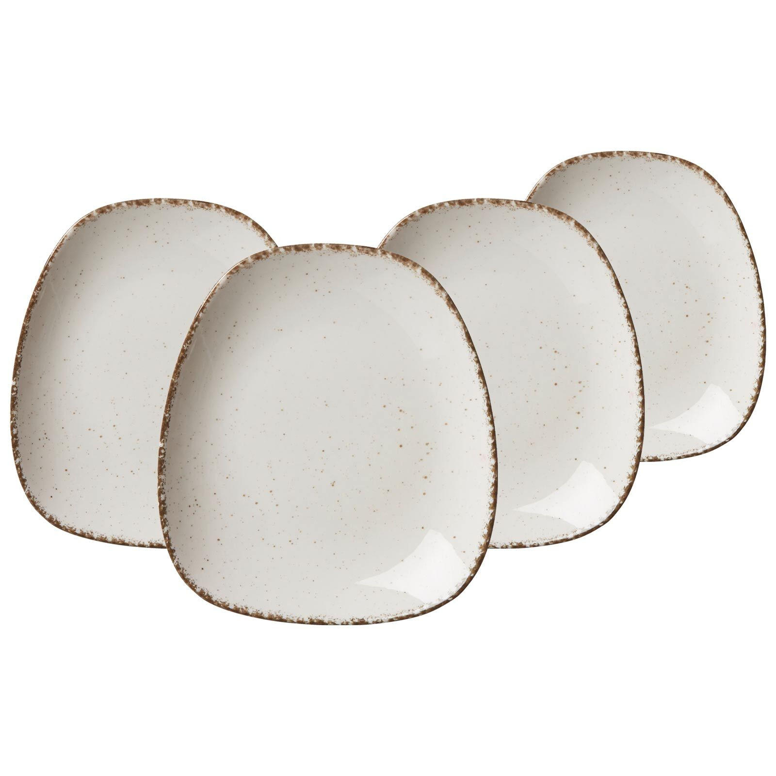 DESSERTTELLER Casa Beige 22,5 x 20 cm 4er Set - Beige, Keramik (22.5cm) - Ritzenhoff Breker