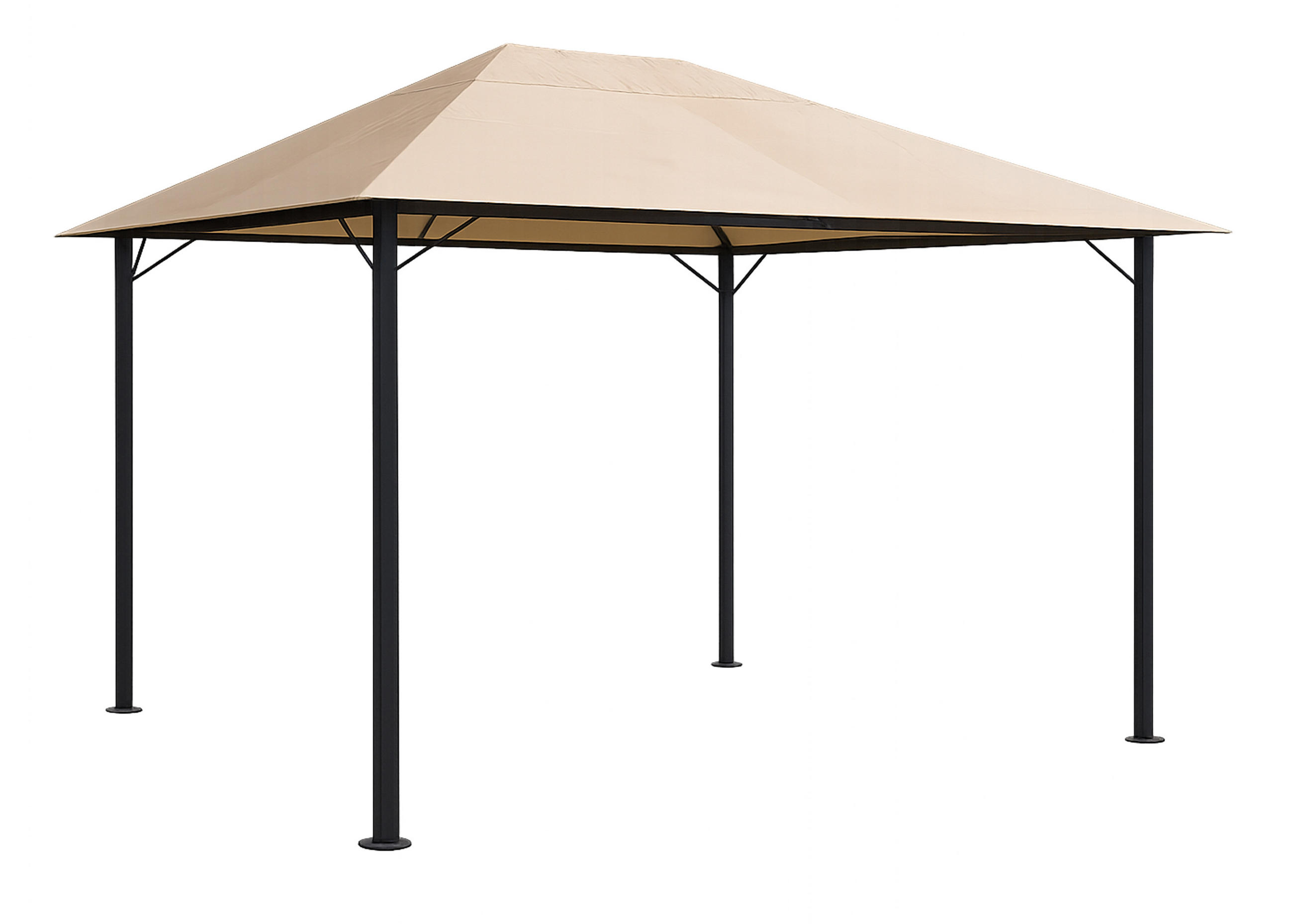 PAVILLON Nizza 3x4m Sand - Beige, Metall (300/263/400cm) - QUICK STAR