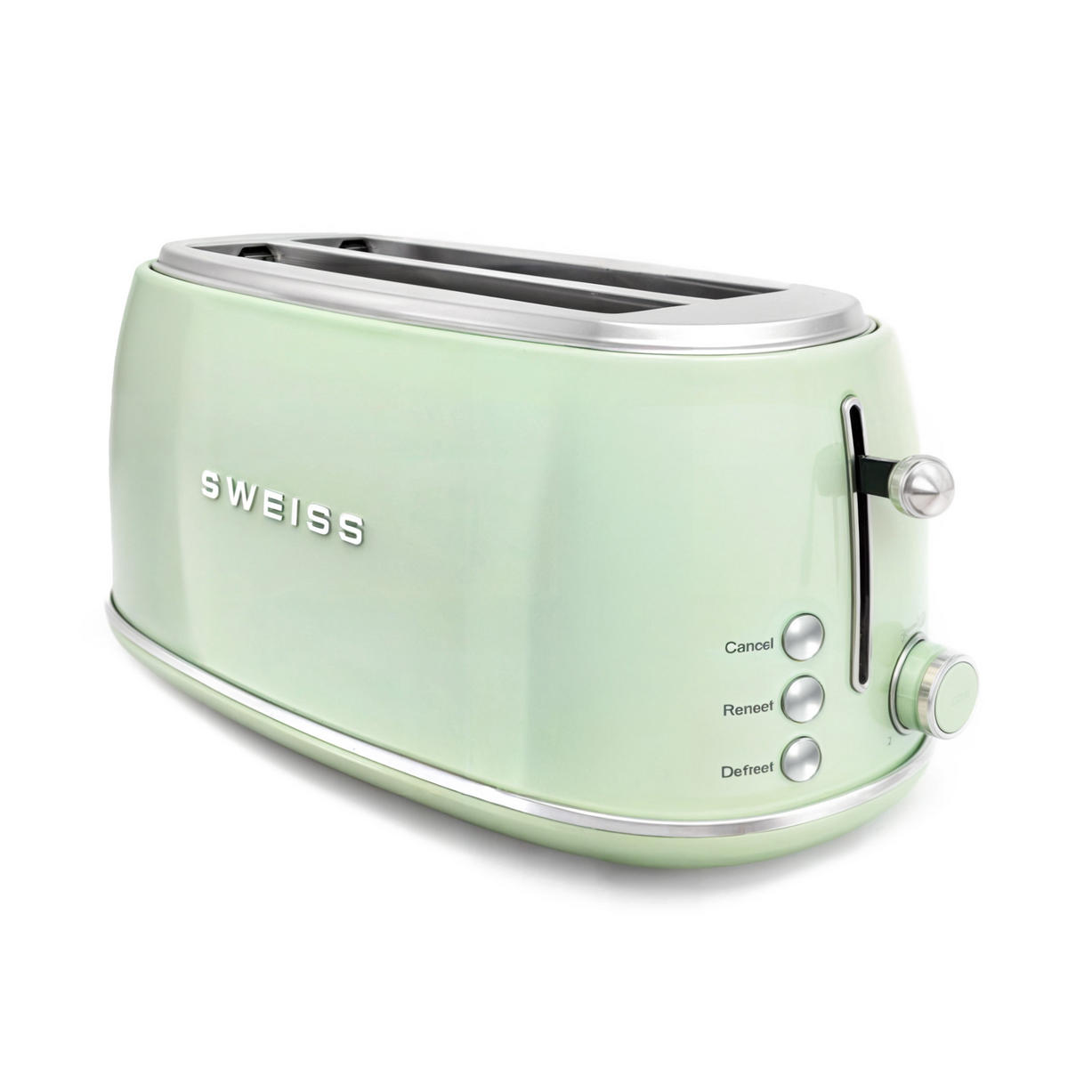TOASTER GRV7 Grün, Vintage - Grün, Metall (41/18.2/20cm) - SWEISS