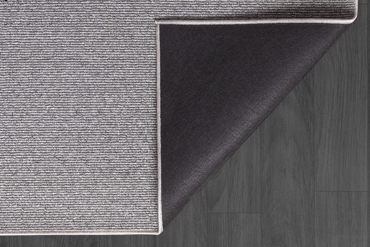 TEPPICH Niederflor Uni COLFOSCO Polypropylen Beige 133 x 133 cm - Grau, Textil (160/230cm) - KADIMA DESIGN