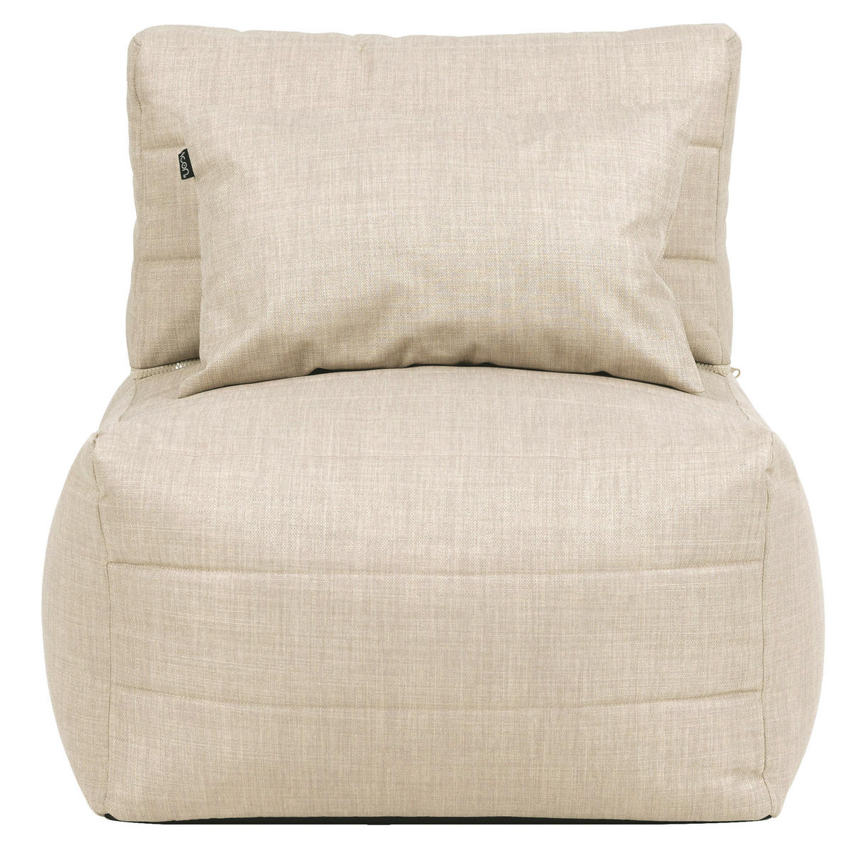 SITZSACK-SESSEL Noa modular Outdoor - Beige, Textil (75/70/78cm) - icon