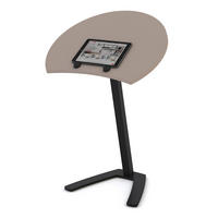STEHTISCH Laptoptisch Pontis Basalt / - Braun, Holz/Metall (50/60/72cm) - ASSMANN