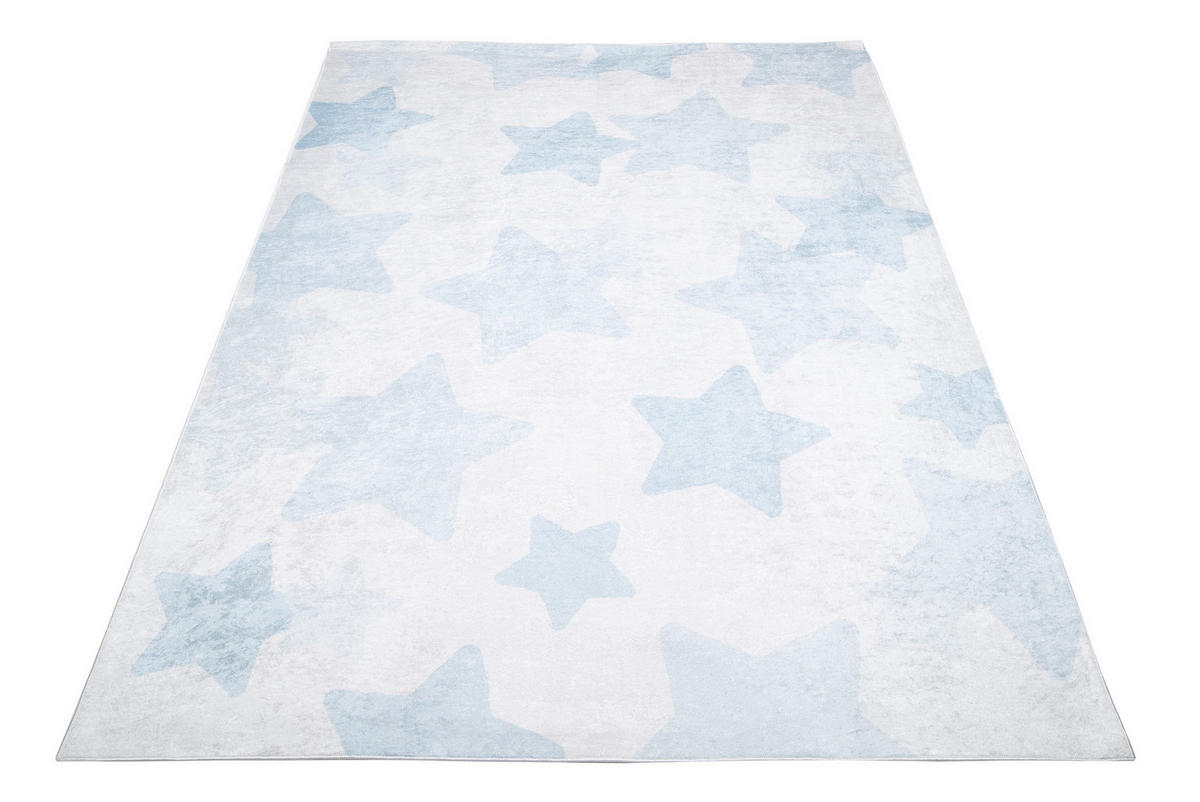 TEPPICH EMMA Blau 80/150 cm - Blau, Kunststoff (80/150cm) - Tapiso