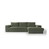 ECKSOFA Der Klassiker Recamiere links - Mintgrün, Textil (280/190cm) - Mokebo