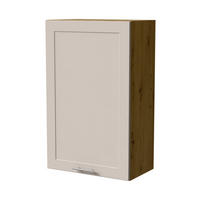 HÄNGESCHRANK Oslo W4/60/1 Eiche Artisan / Kaschmir Matt 60 / 32,5 / 96cm - Kaschmir/Eiche Artisan, Holz/Holzwerkstoff (60/96/32.5cm) - Feldmann-Wohnen