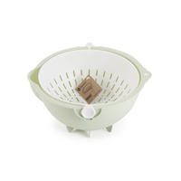 SIEB Modern Kitchen Grün 27/25/13.5 cm Kunstoff - Hellgrün, Kunststoff (25cm) - Mondex