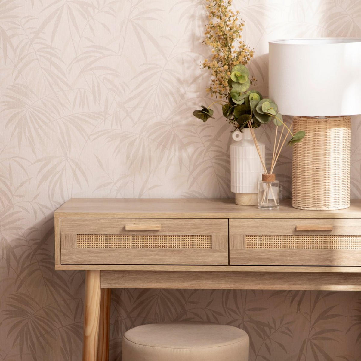 KONSOLENTISCH FÜR DIE EINGANGSHALLE Tahiti Natürlich 100 cm x 75 cm - Naturfarben, Holzwerkstoff (30/100/75cm)