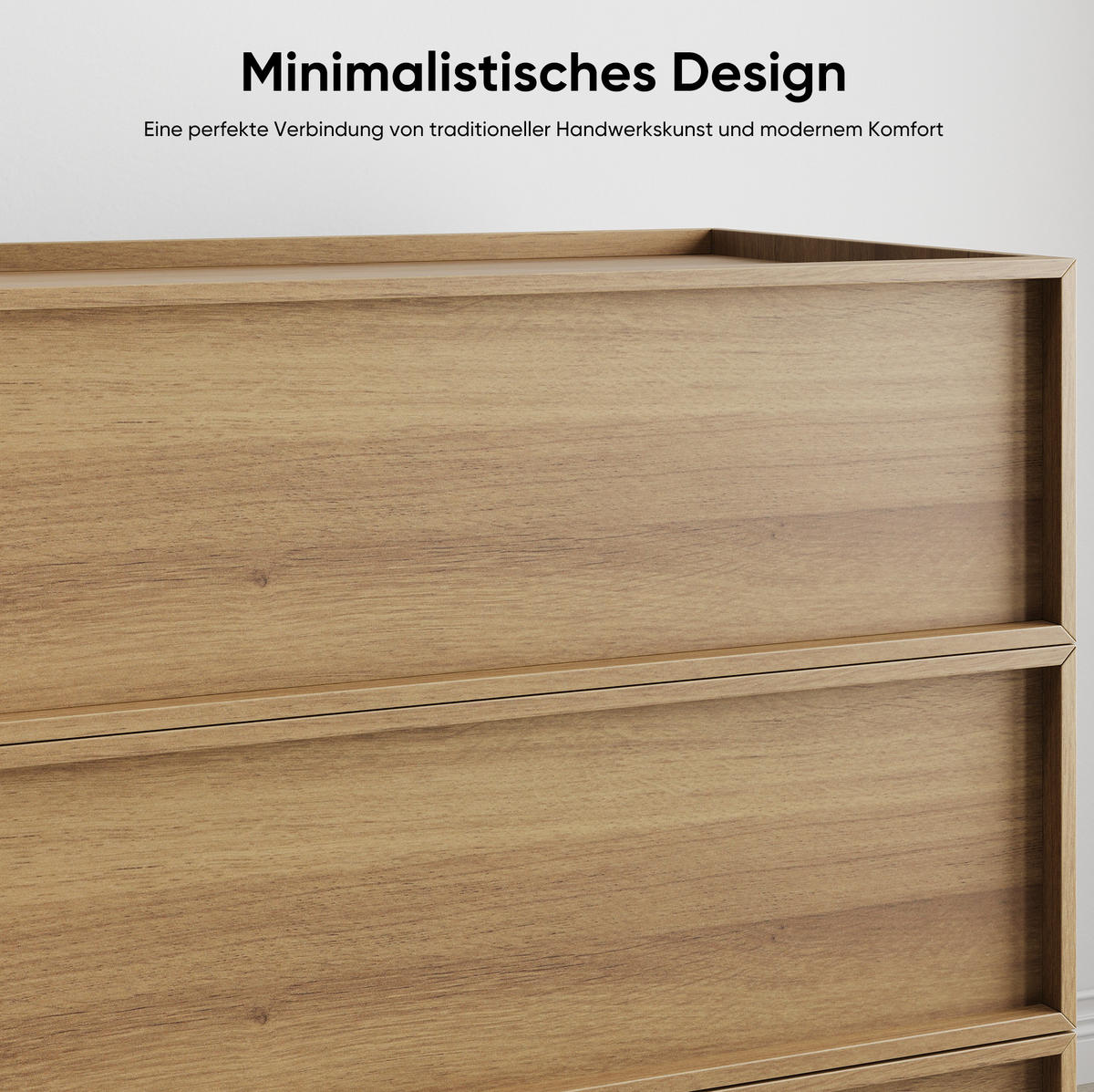 KOMMODE 80/48/78 cm in Eichefarben mit 3 Schubladen - Nussbaumfarben, Holzwerkstoff (80/78/48cm) - Flora Grace