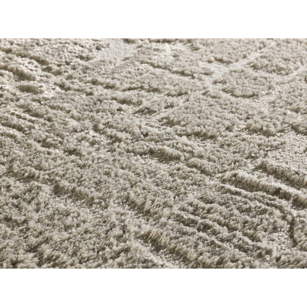 Thumbnail - Atticgo Hochflorteppich, Silber, Textil, Abstrakt, Rechteckig, 140x200 cm, Oeko-Tex® Standard 100, in verschiedenen Größ...