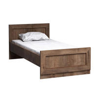 BETT TADEUSZ T-21 - Dunkelbraun, Holzwerkstoff