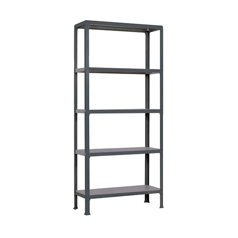 WOHNREGAL LIVING KOALA METAL mit 5 Fachböden | HxBxT 180x80x30cm | Fachlast 150kg | Anthrazit/Dunkelgrau - Anthrazit, Metall (80/180/30cm) - PROREGAL