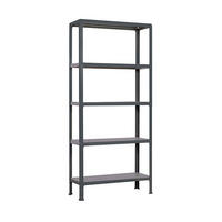WOHNREGAL LIVING KOALA METAL mit 5 Fachböden | HxBxT 180x80x30cm | Fachlast 150kg | Anthrazit/Dunkelgrau - Anthrazit, Metall (80/180/30cm) - PROREGAL