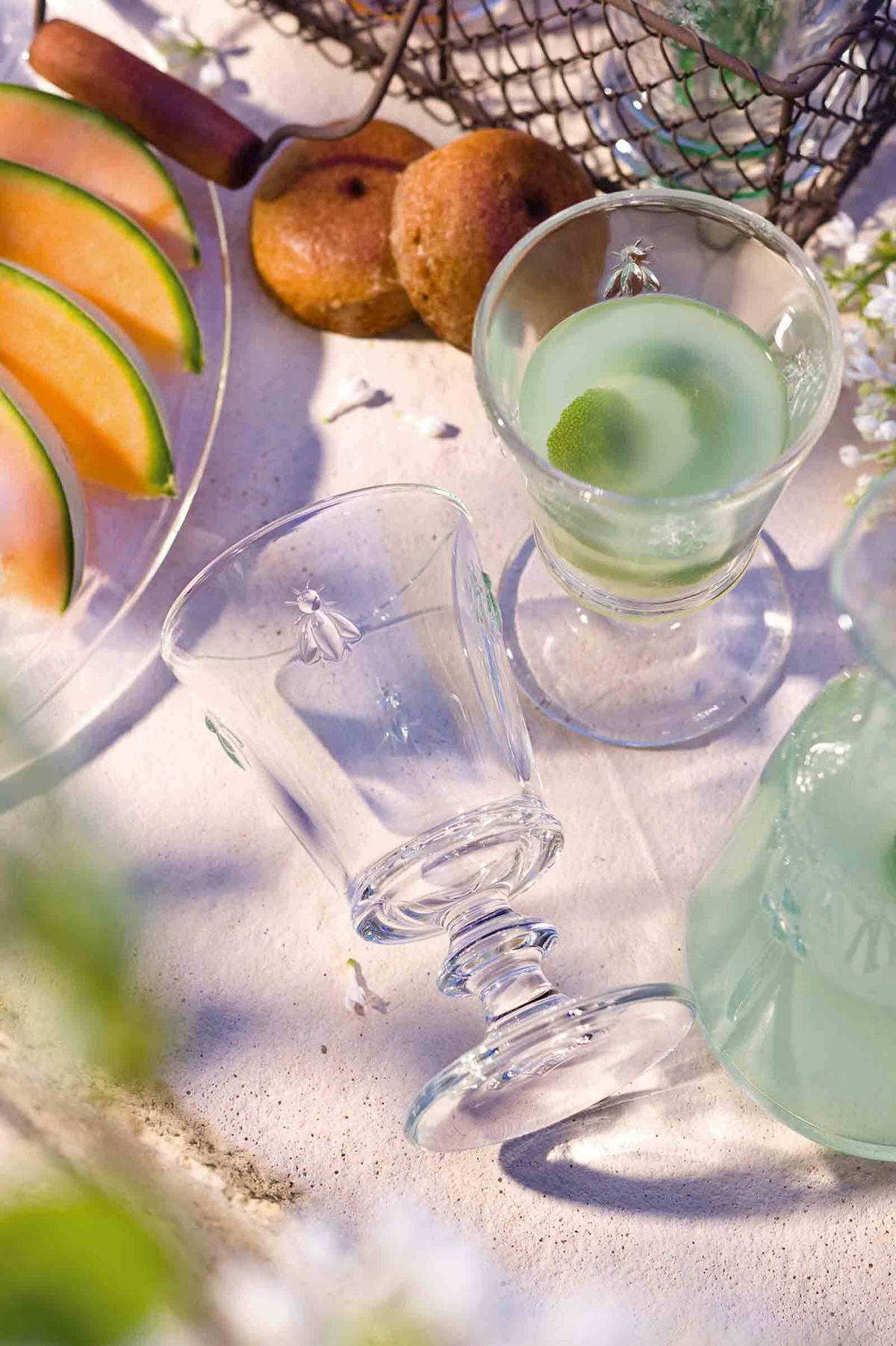 WEINGLÄSER Biene Abeille bunt 240 ml 4er Set - Multicolor, Glas (0.24L) - La Rochère