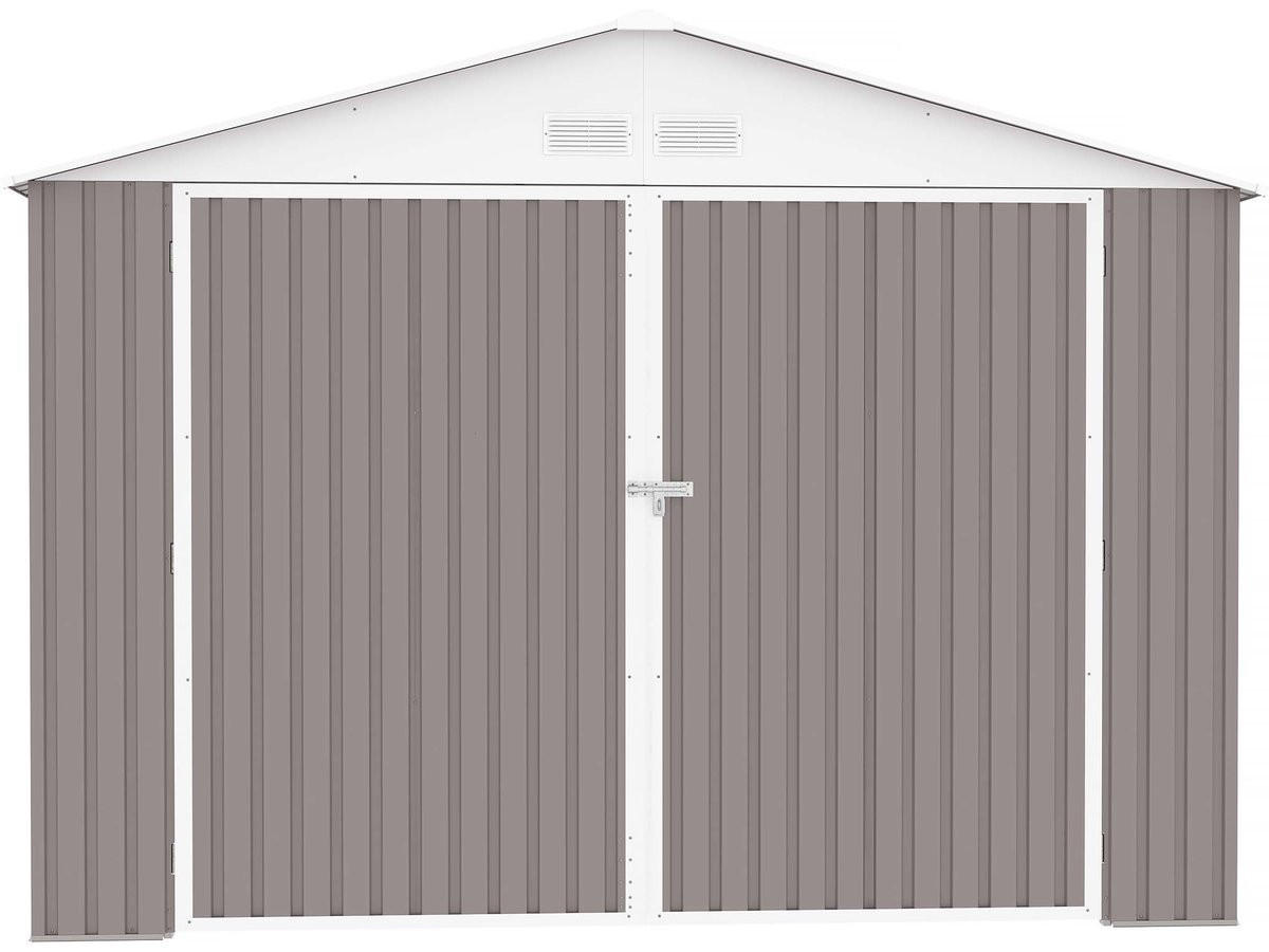 METALL-GARAGE PVC nevada - Hellgrau, Metall (310/235/570cm) - Habitat Garten