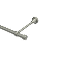 GARDINENSTANGE Primus Lucan 520 cm (geteilt in 4 x 130 cm), 1-läufig (ohne Ringe), 16 mm Ø Chrom matt - Chromfarben/Nickelfarben, Metall (520cm) - INTERDECO