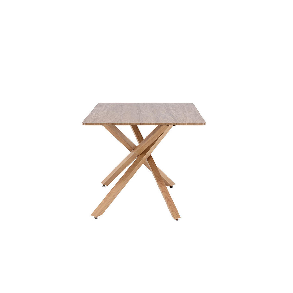 ESSTISCH, Piazza, Mocca, MDF, 90 x 180 x 75 cm - Mokka, Holzwerkstoff/Metall (180/90/75cm) - ebuy24