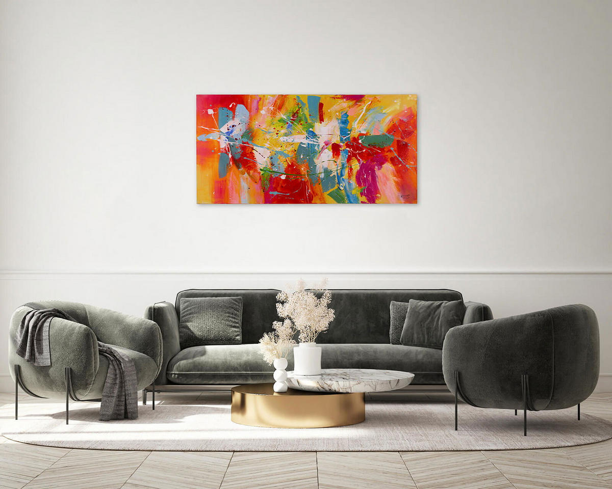 LEINWANDBILD 120/60 cm - Multicolor, Textil (120/60cm) - KUNSTLOFT