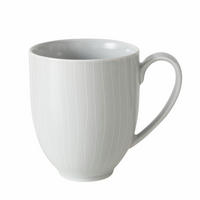 BECHER Bergen Grau 380 ml 8,9/8,9/10,5 cm - Grau, Keramik (0.38L) - Boltze Home