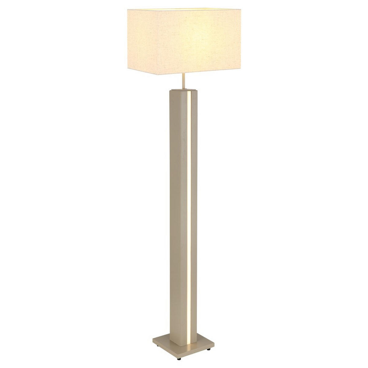 LED STEHLEUCHTE FOREST MDF matt, Sand, Touchdimmer - Bernsteinfarben, Metall (40/27/150cm) - Nowa