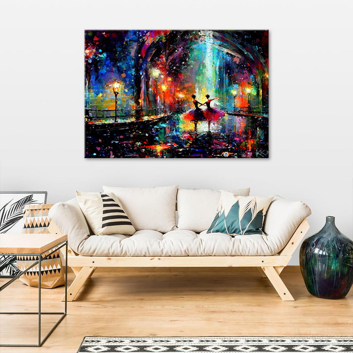 KUNSTDRUCK Lila 100/70 cm - Lila, Textil (100/70cm) - KUNSTLOFT
