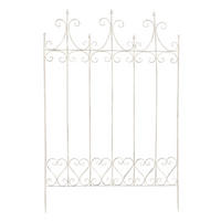 RANKGITTER Fliehs antik weiß - Weiß, Metall (100/150/2cm) - TPFLiving