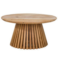COUCHTISCH - Akazie massiv - Akaziefarben, Holz (80/80/40cm) - home24