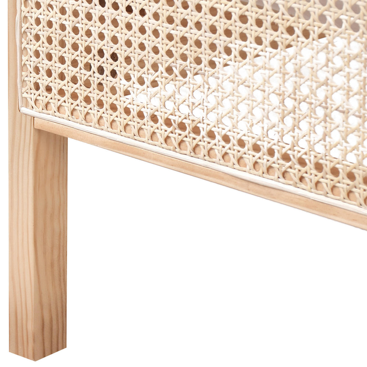 BETT mit Lattenrost 180/200 cm Kiefernholz Hellbraun Gonfaron - Hellbraun, Holz (180/200cm) - Beliani