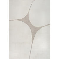 KURZFLORTEPPICH Abstrakt MUOTA Polypropylen Creme 140 x 200 cm - Beige, Textil (140/200cm) - KADIMA DESIGN
