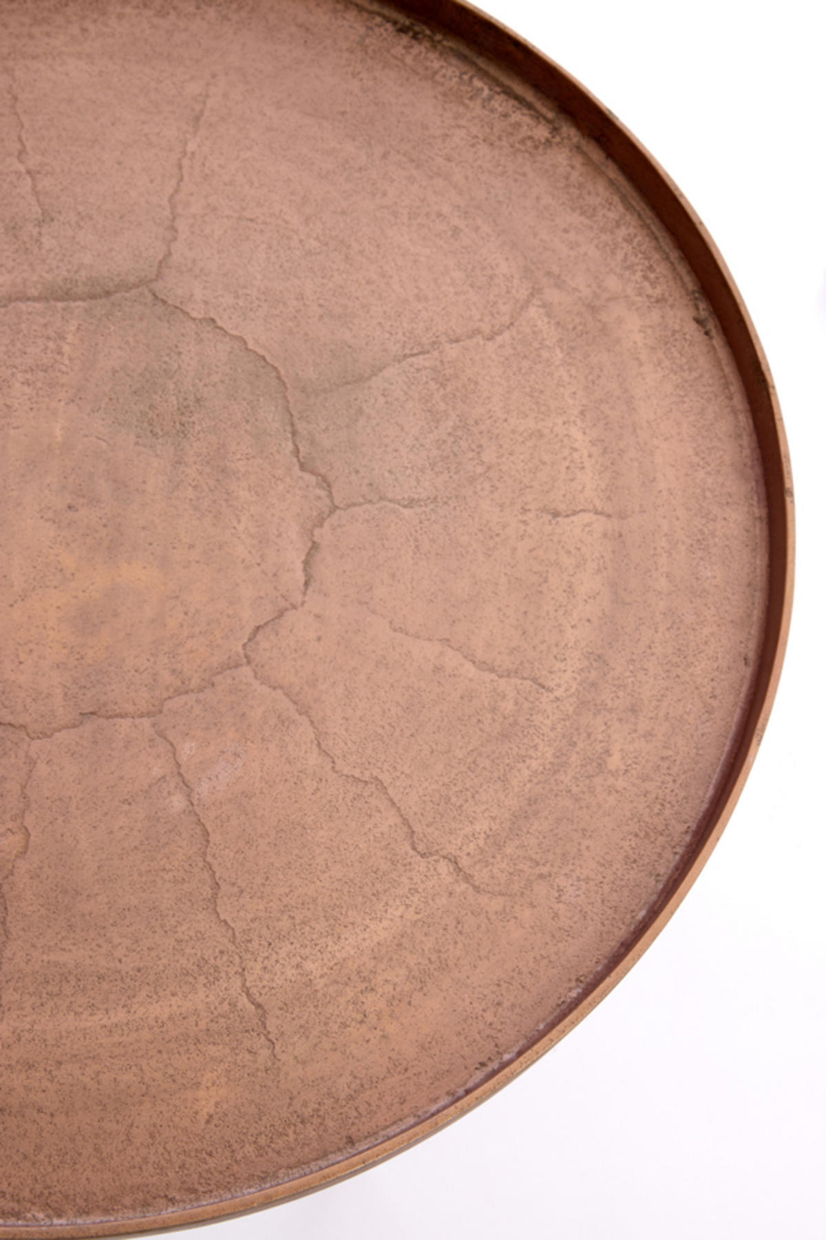 COUCHTISCH Pano Bronze Ø75/44 cm 2er-Set - Bronzefarben, Metall (75/75/44cm) - Light & Living