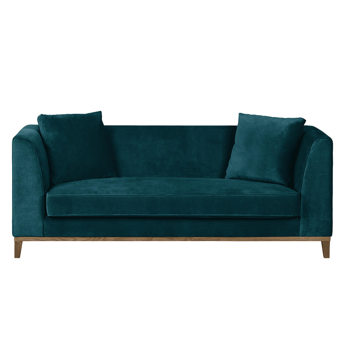 3-SITZER SOFA - Petrol, Textil (201/79/82cm) - home24