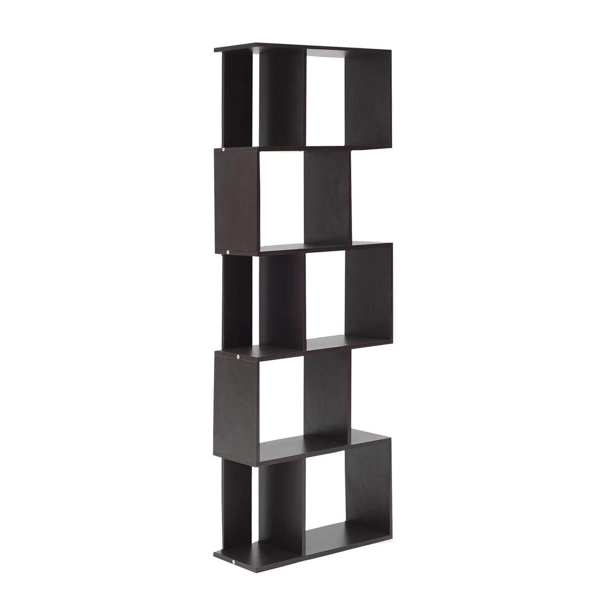 BÜCHERREGAL Wengefarben 24/60/171 cm - Wengefarben, Holzwerkstoff (24/171/60cm) - Mobili Rebecca