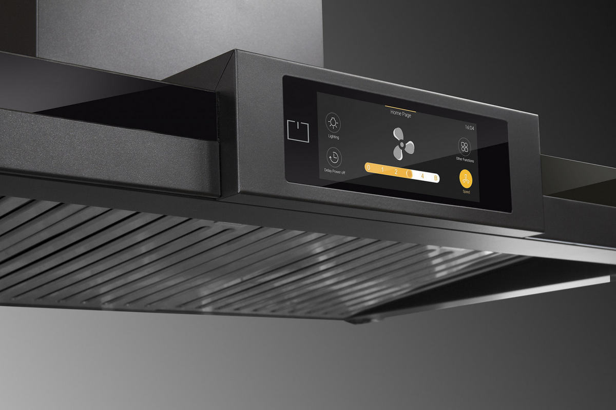 DUNSTABZUGSHAUBE AT 9342 90 cm Grau - Grau, Metall (90/47/51cm) - Kaiser Küchengeräte